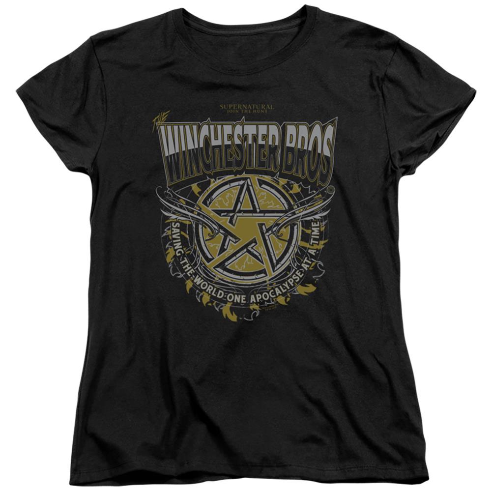 Supernatural Winchester Bros Women's 18/1 Cotton Short-Sleeve T-Shirt