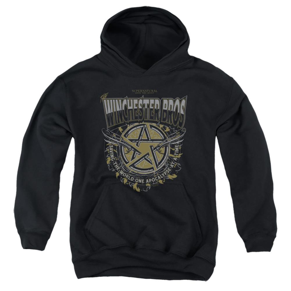 Supernatural Winchester Bros Youth Cotton Poly Pull-Over Hoodie