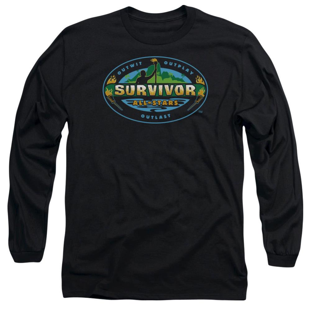 Survivor All Stars Men's 18/1 Cotton LS T