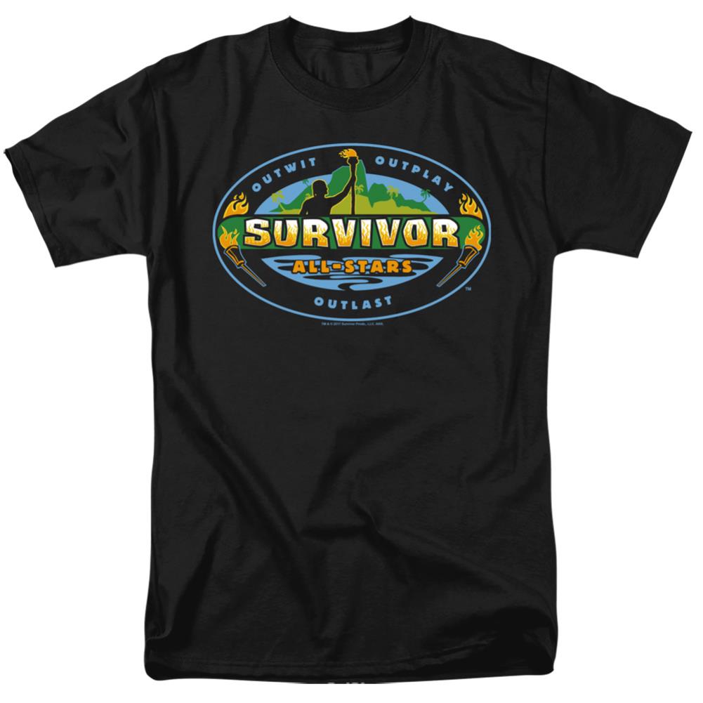 Survivor All Stars Men's 18/1 Cotton SS T