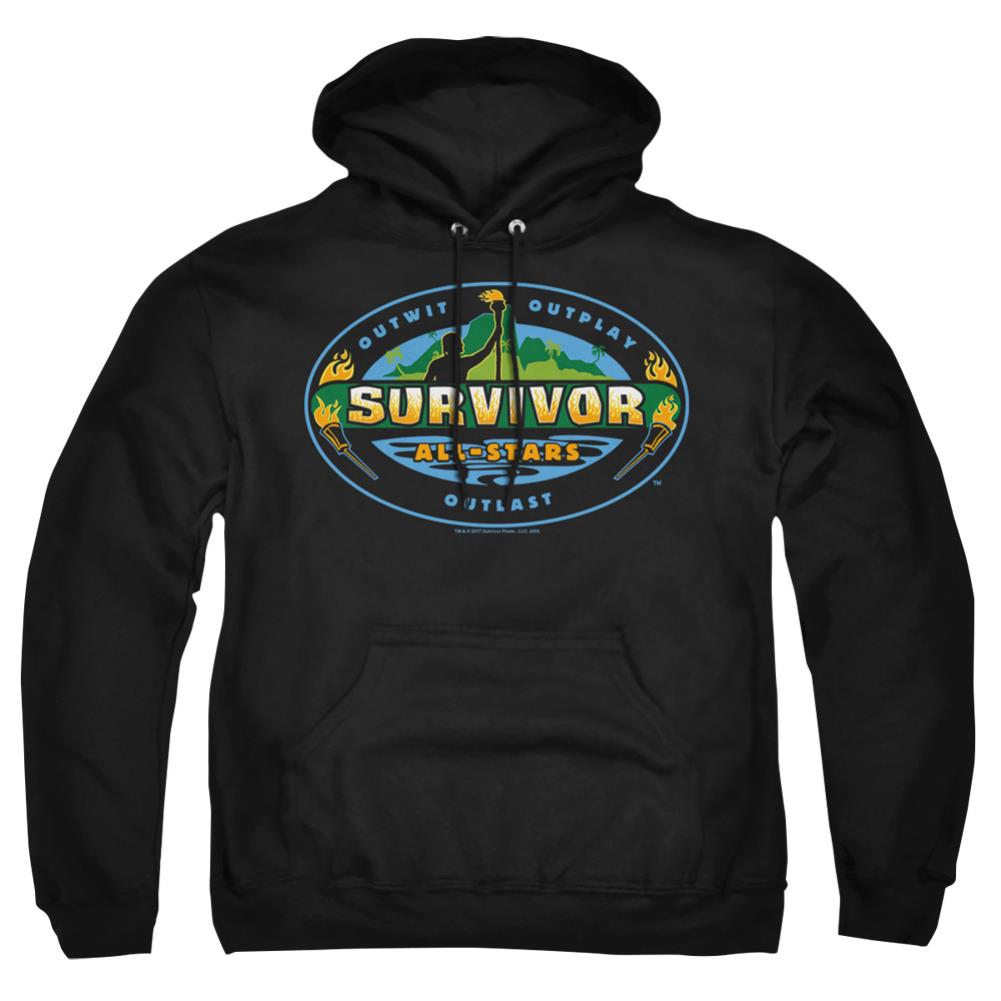 Survivor All Stars Men's Pull-Over 75 25 Poly Hoodie