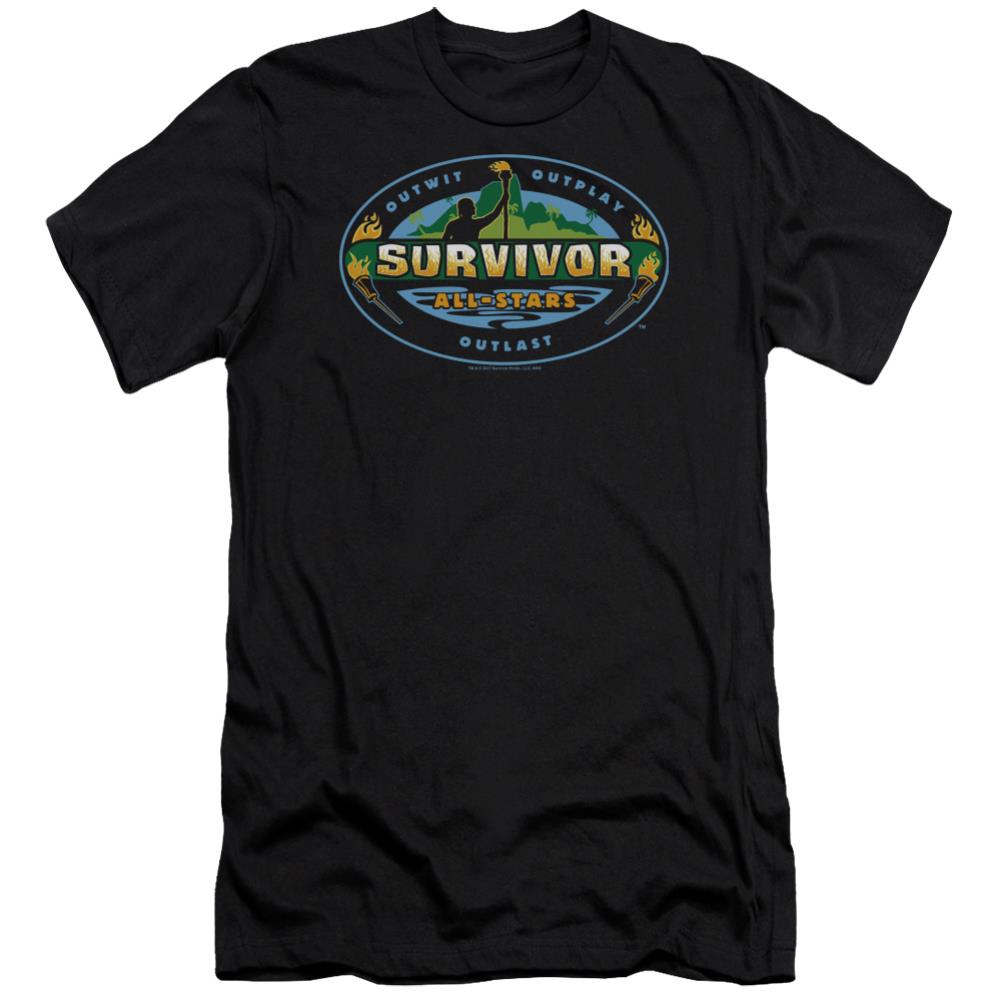 Survivor All Stars Men's Ultra-Soft 30/1 Cotton Slim SS T