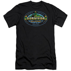 Survivor All Stars Men's Ultra-Soft 30/1 Cotton Slim SS T