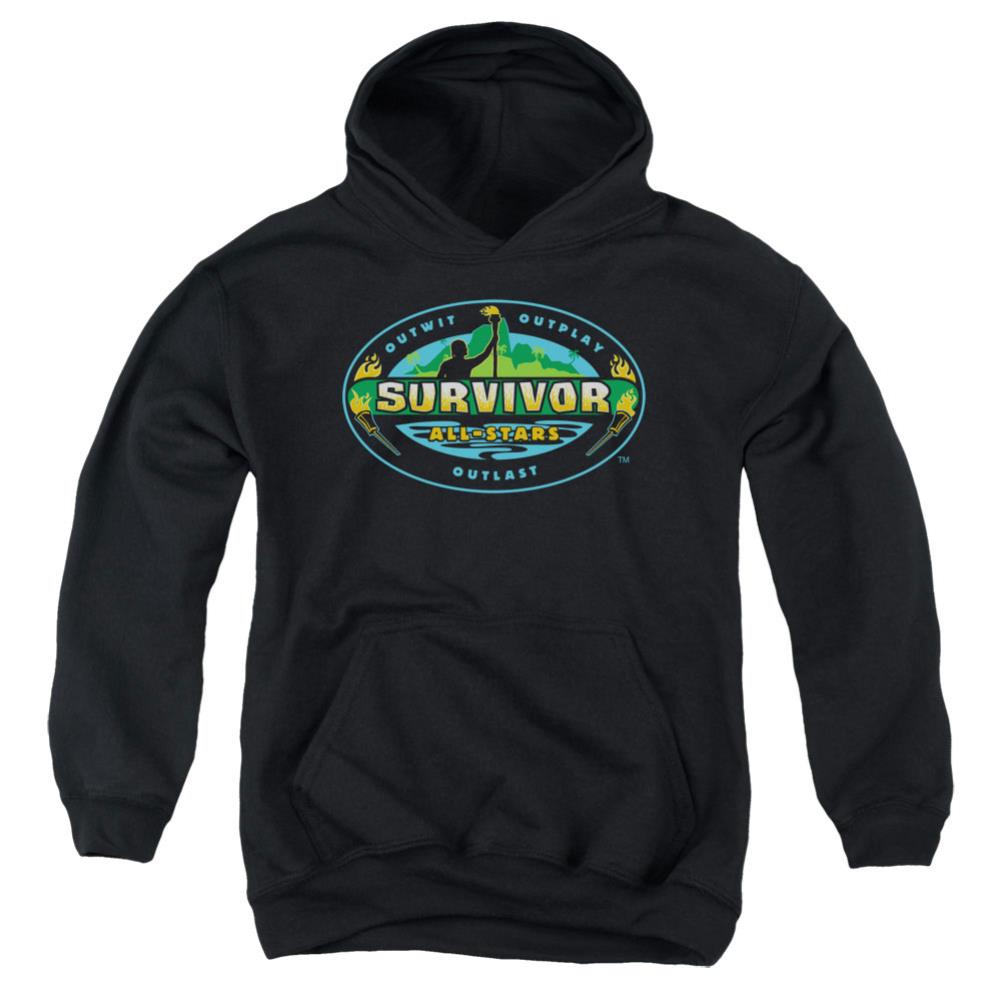 Survivor All Stars Youth Cotton Poly Pull-Over Hoodie