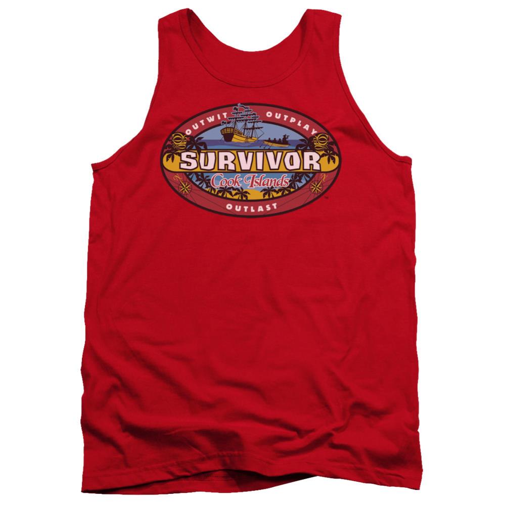 Survivor Cook Islands Men's 18/1 Cotton Tank Top