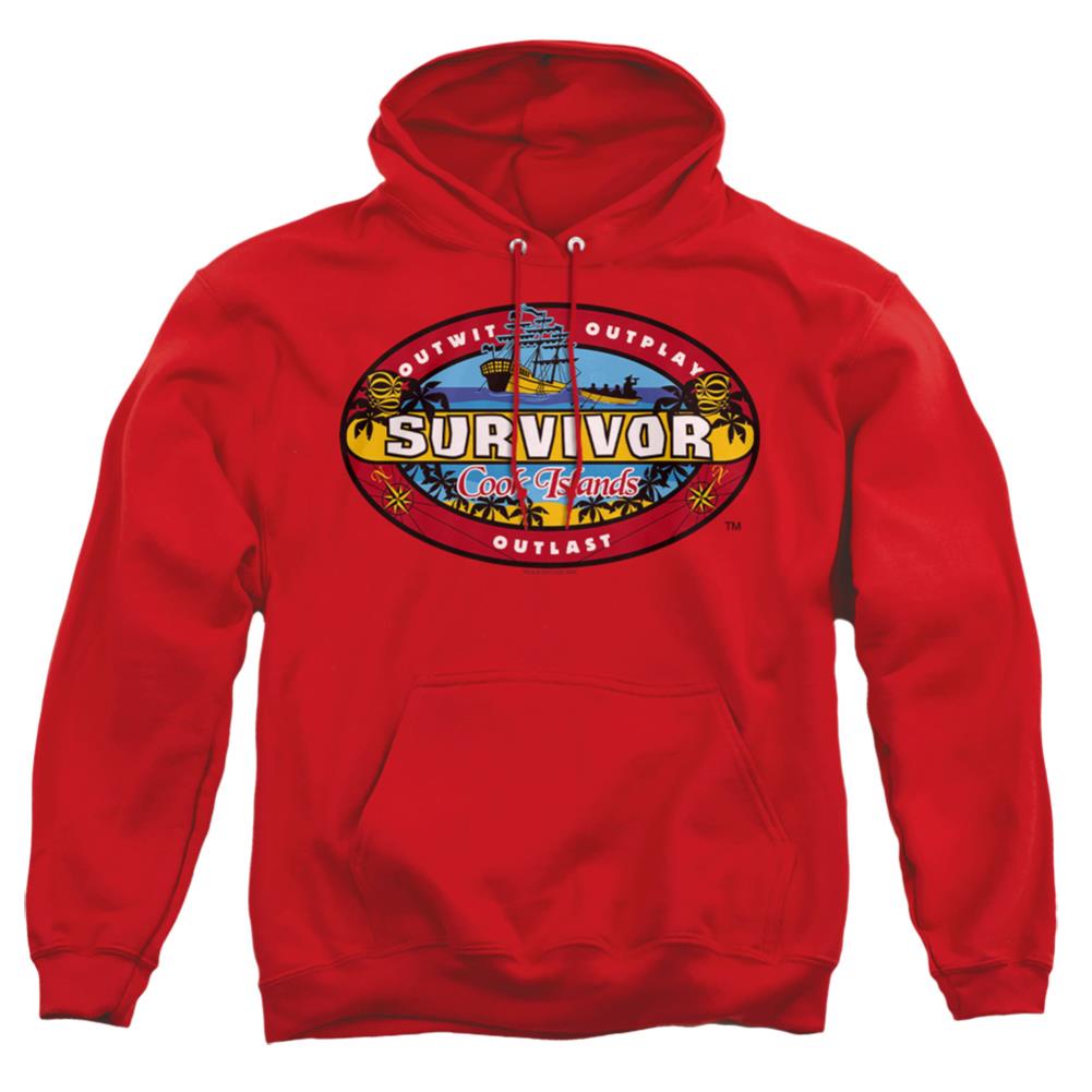 Survivor Cook Islands Men's Pull-Over 75 25 Poly Hoodie