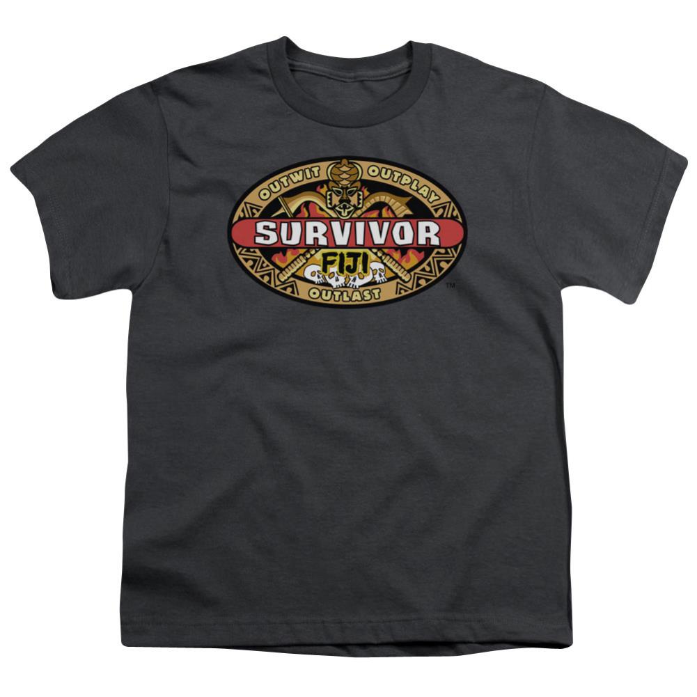 Survivor Fiji Youth 18/1 100% Cotton SS T