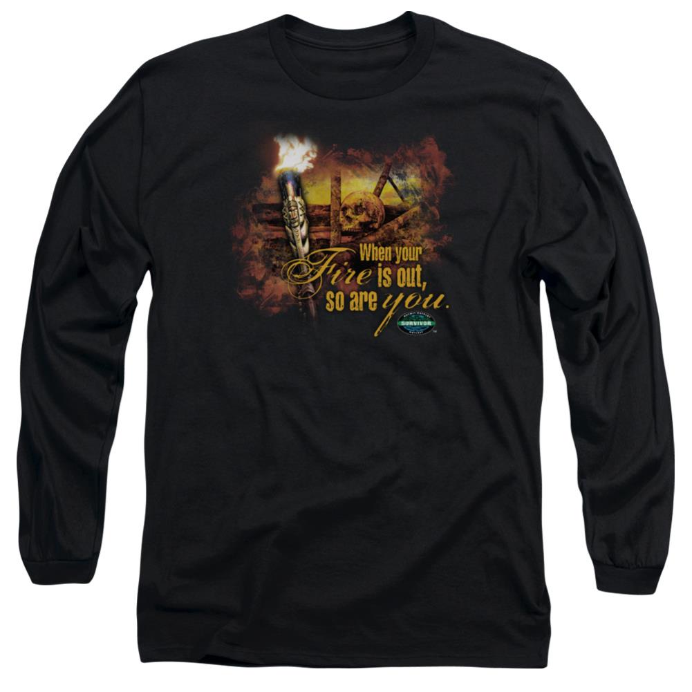 Survivor Fires Out Men's 18/1 Cotton LS T