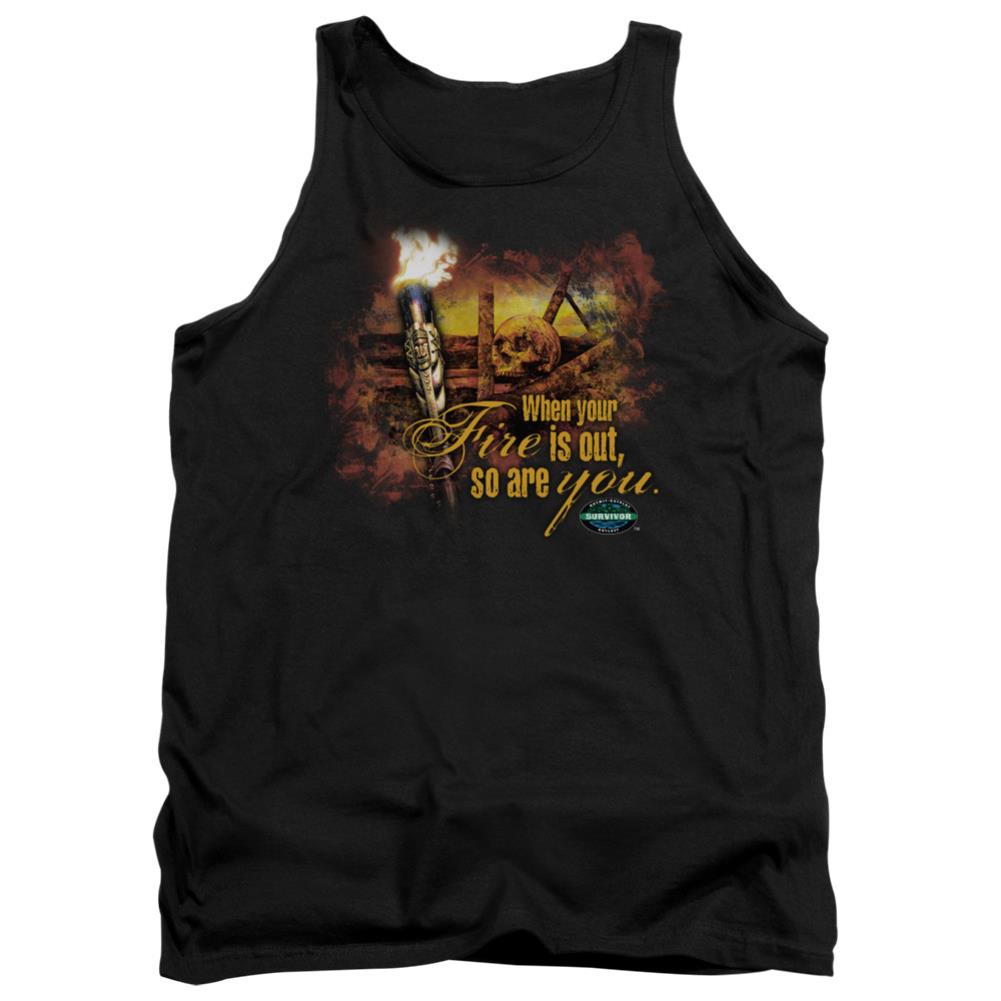 Survivor Fires Out Men's 18/1 Cotton Tank Top
