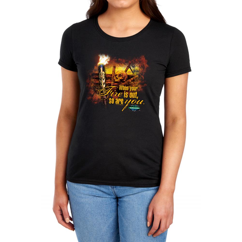 Survivor Fires Out Women's 18/1 Cotton SS T