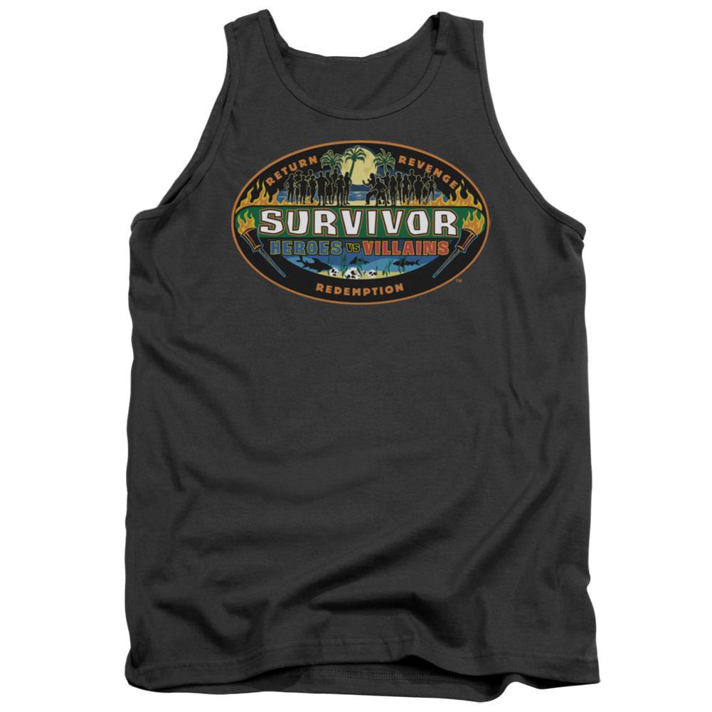 Survivor Heroes Vs Villains Men's 18/1 Cotton Tank Top