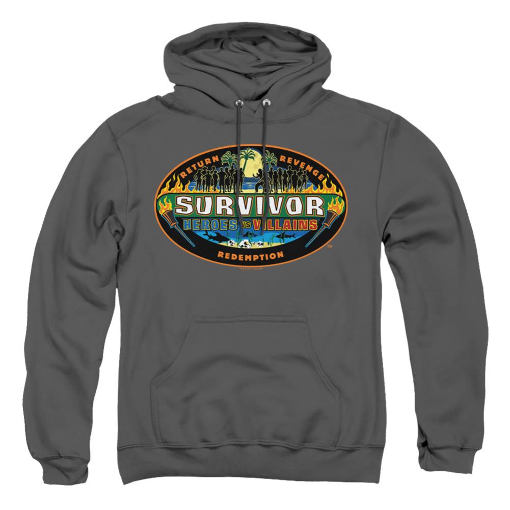 Survivor Heroes Vs Villains Men's Pull-Over 75 25 Poly Hoodie