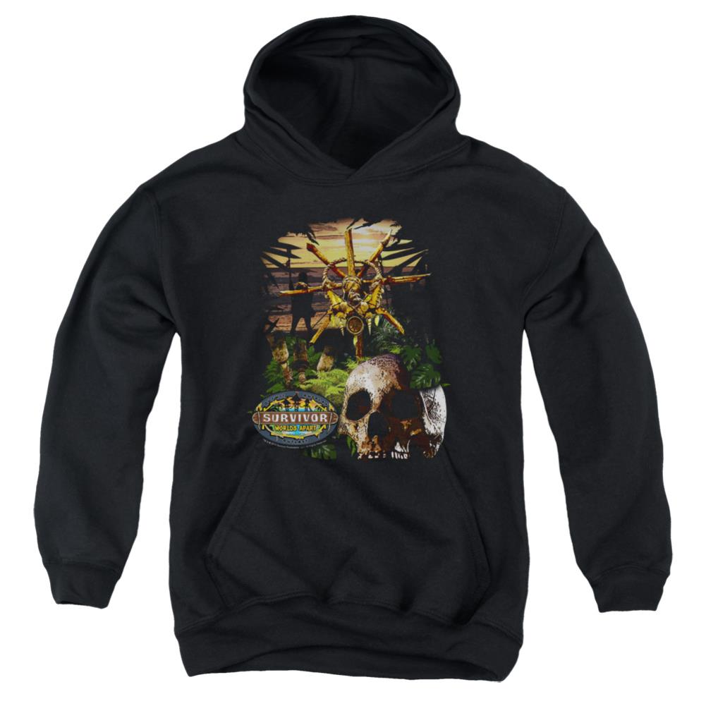 Survivor Jungle Youth Cotton Poly Pull-Over Hoodie