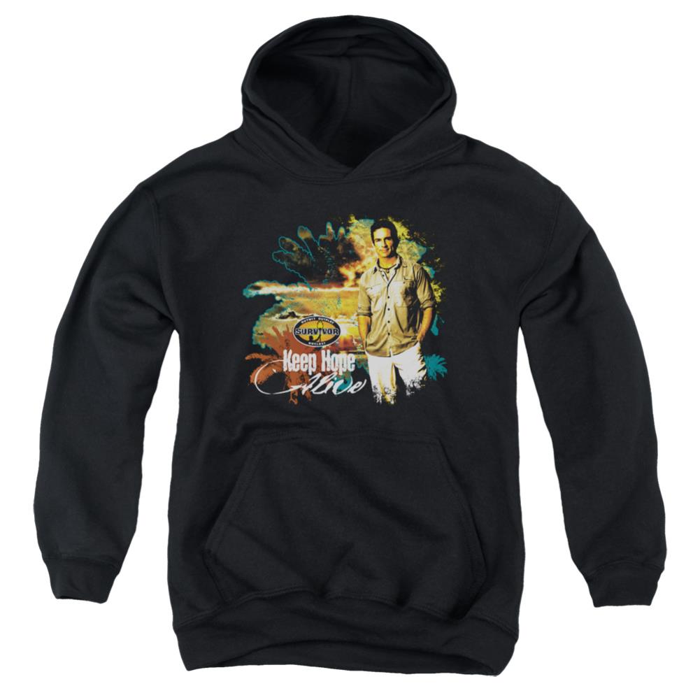 Survivor Keep Hope Alive Youth Cotton Poly Pull-Over Hoodie