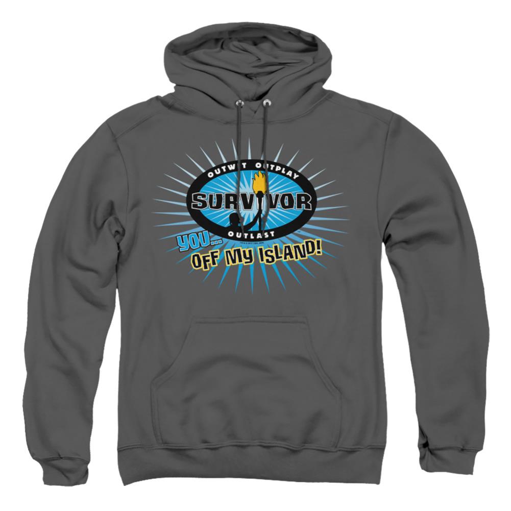 Survivor Off My Island Men's Pull-Over 75 25 Poly Hoodie