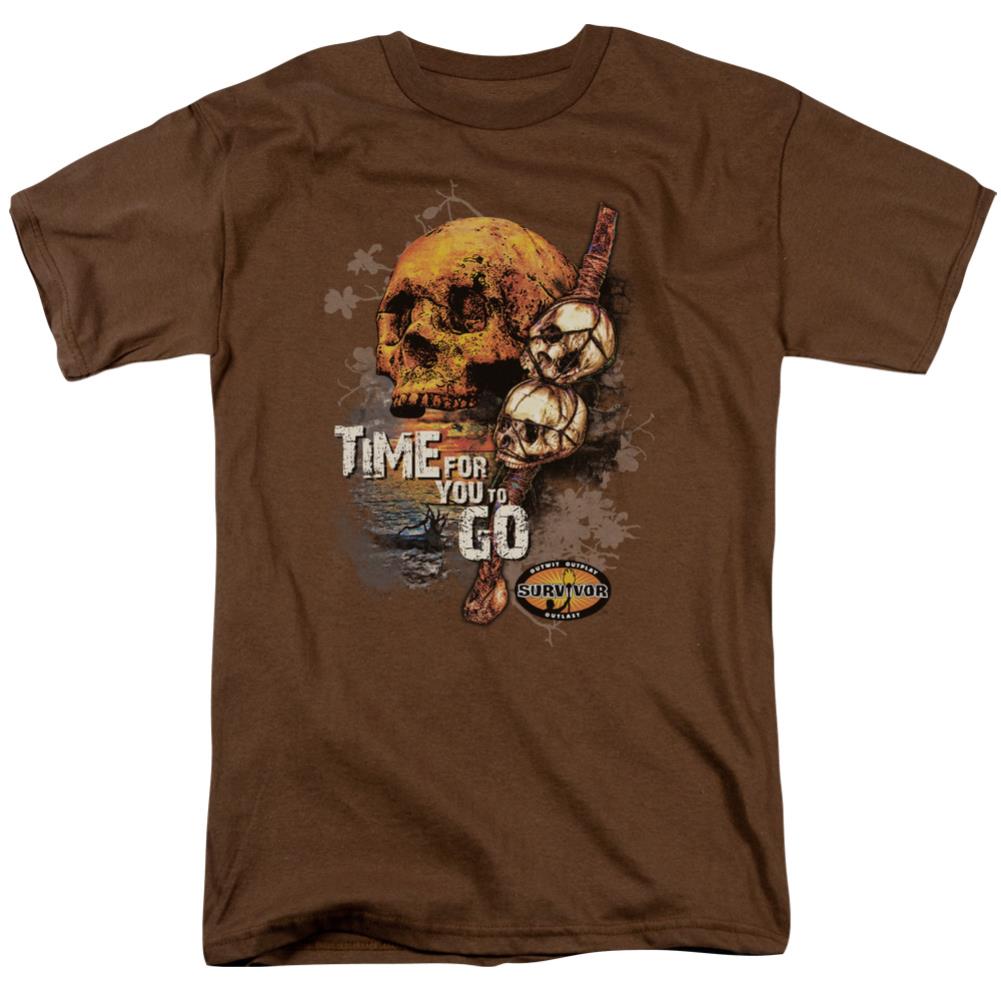 Survivor Time To Go Men's 18/1 Cotton SS T