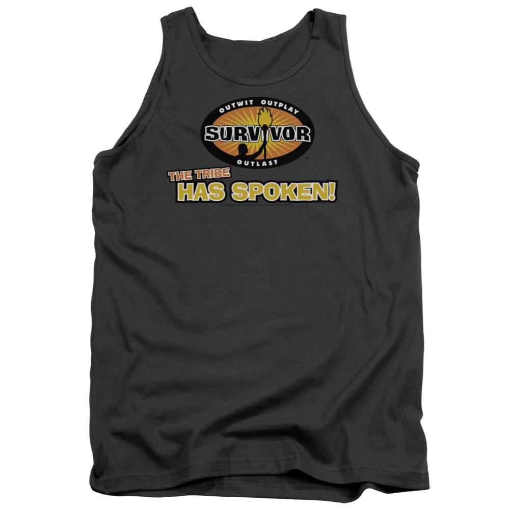 Survivor Tribe Has Spoken Men's 18/1 Cotton Tank Top