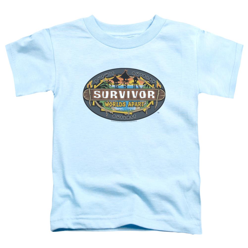 Survivor Worlds Apart Logo Toddler 18/1 Cotton SS T