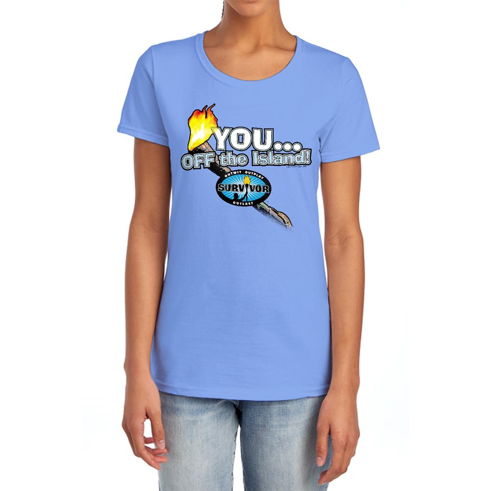 Survivor You Off The Island Women's 18/1 Cotton SS T