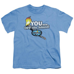 Survivor You Off The Island Youth 18/1 100% Cotton SS T