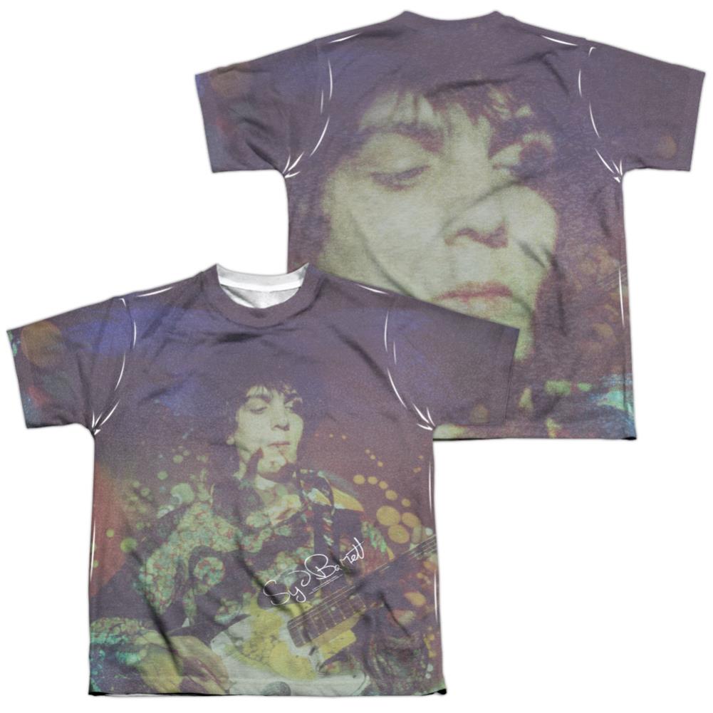 Syd Barrett Title (Front/Back Print) Youth Regular Fit Poly Short-Sleeve T-Shirt