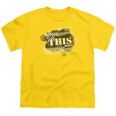 Taxi Flag This Youth 18/1 100% Cotton Short-Sleeve T-Shirt