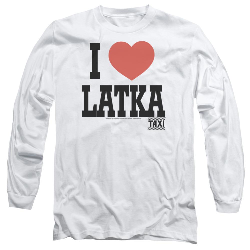 Taxi I Heart Latka Men's 18/1 Cotton Long-Sleeve T-Shirt