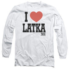 Taxi I Heart Latka Men's 18/1 Cotton Long-Sleeve T-Shirt