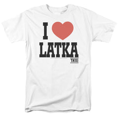 Taxi I Heart Latka Men's 18/1 Cotton Short-Sleeve T-Shirt