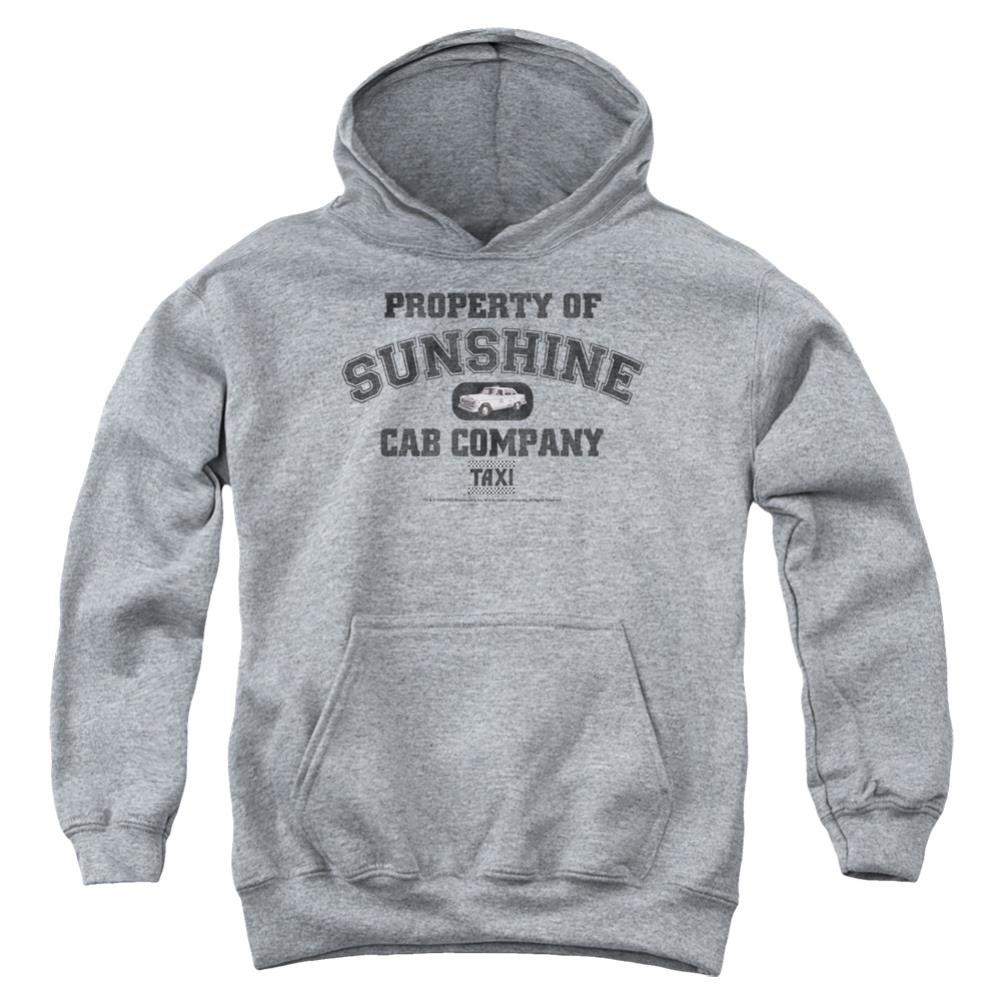 Taxi Property Of Sunshine Cab Youth Cotton Poly Pull-Over Hoodie
