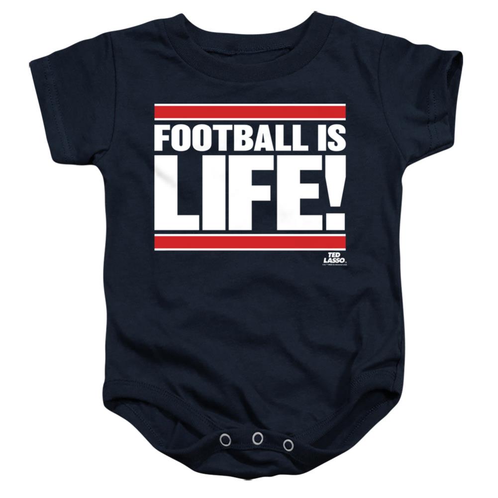 Ted Lasso Football Is Life Infant's Cotton SS Snapsuit