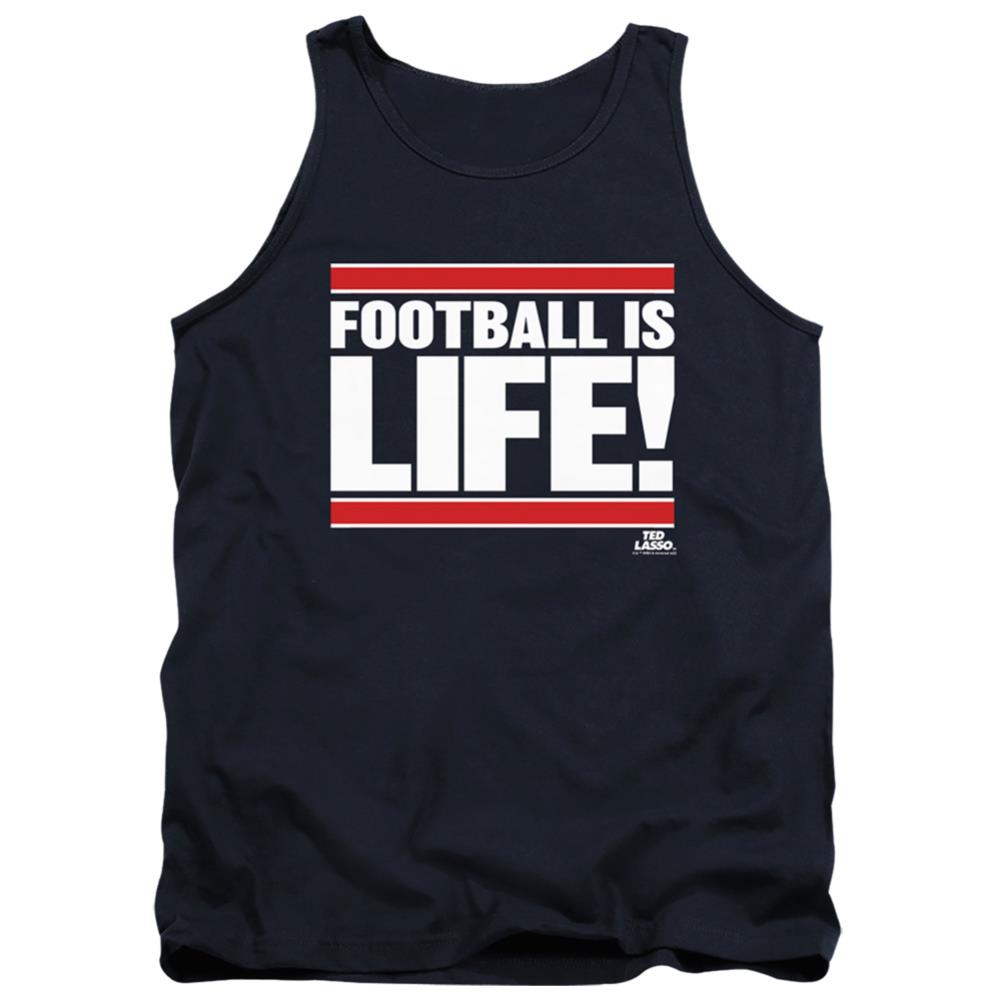 Ted Lasso Football Is Life Men's 18/1 Cotton Tank Top