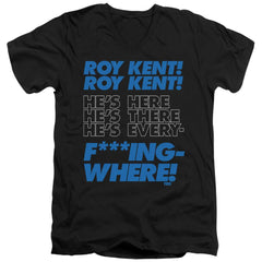 Ted Lasso Roy Kent Chant Men's 30/1 Cotton Slim V-Neck T-Shirt