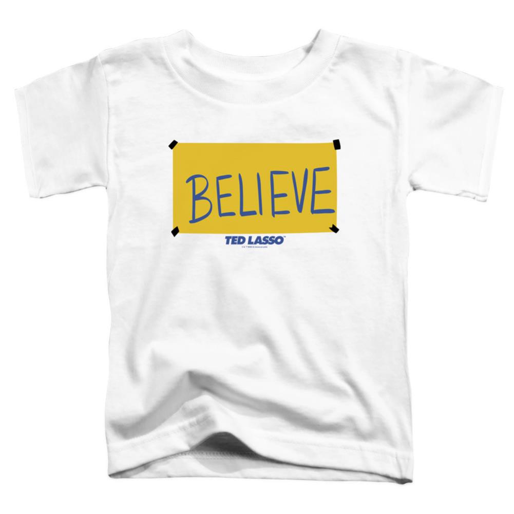 Ted Lasso Ted Lasso Believe Sign Toddler 18/1 Cotton Short-Sleeve T-Shirt