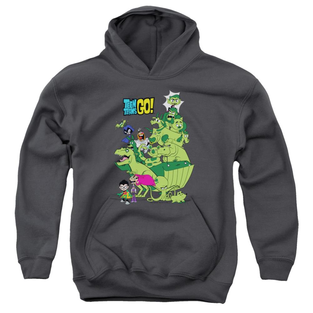 Teen Titans Go Beast Boy Stack Youth Cotton Poly Pull-Over Hoodie