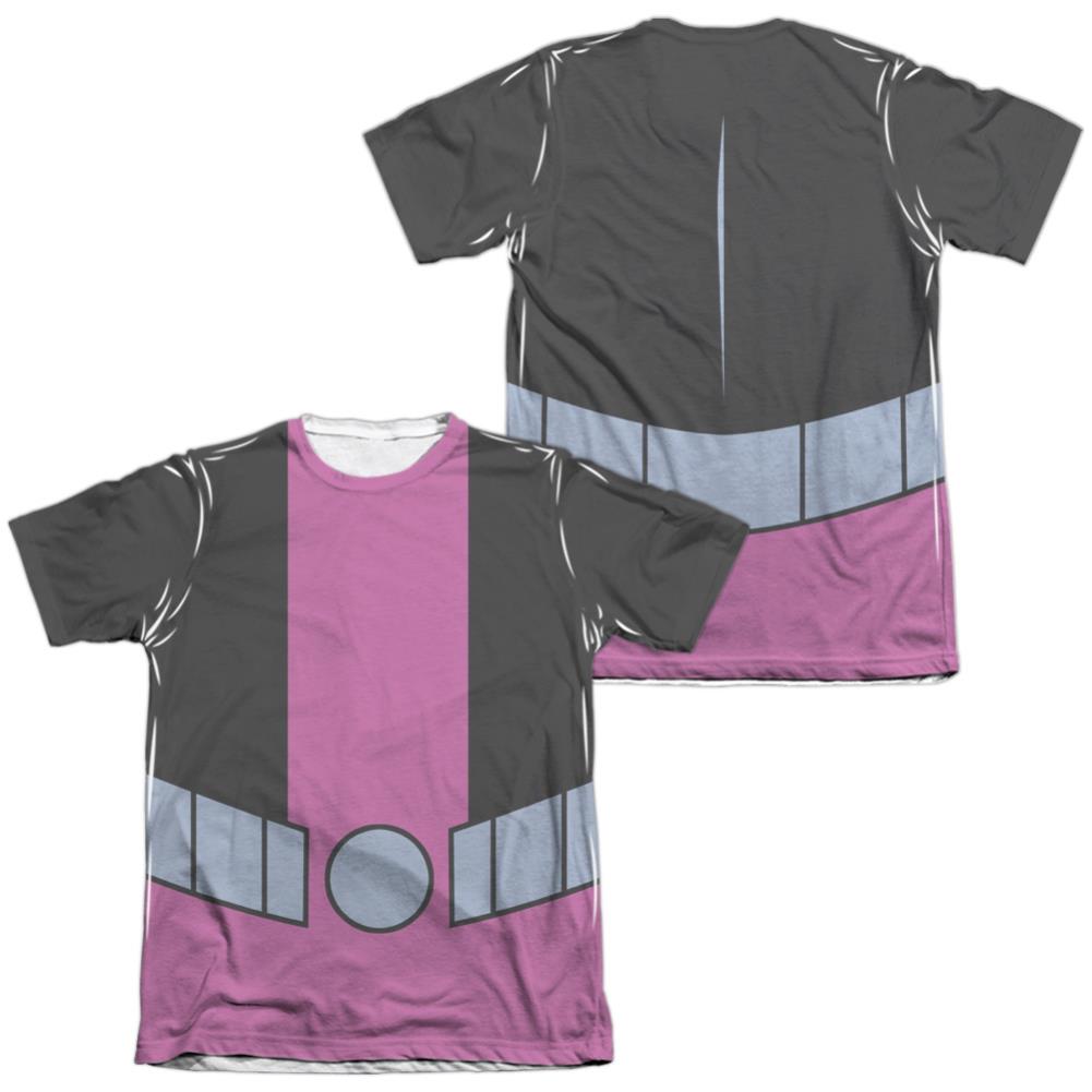 Teen Titans Go Beast Boy Uniform (Front/Back Print) Men's Regular Fit Poly Cotton Short-Sleeve T-Shirt