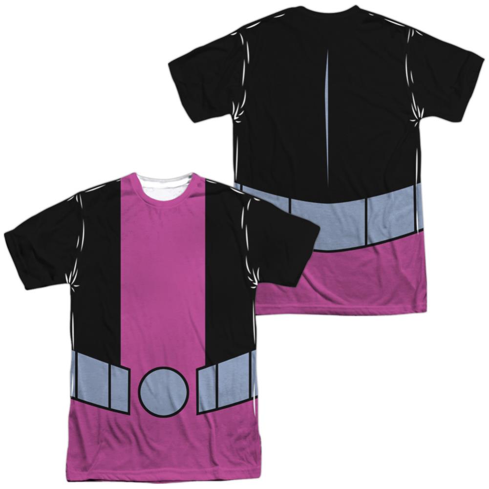 Teen Titans Go Beast Boy Uniform (Front/Back Print) Men's Regular Fit Polyester Short-Sleeve T-Shirt