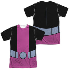 Teen Titans Go Beast Boy Uniform (Front/Back Print) Men's Regular Fit Polyester Short-Sleeve T-Shirt
