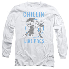Teen Titans Go Like Pros Men's 18/1 Cotton Long-Sleeve T-Shirt