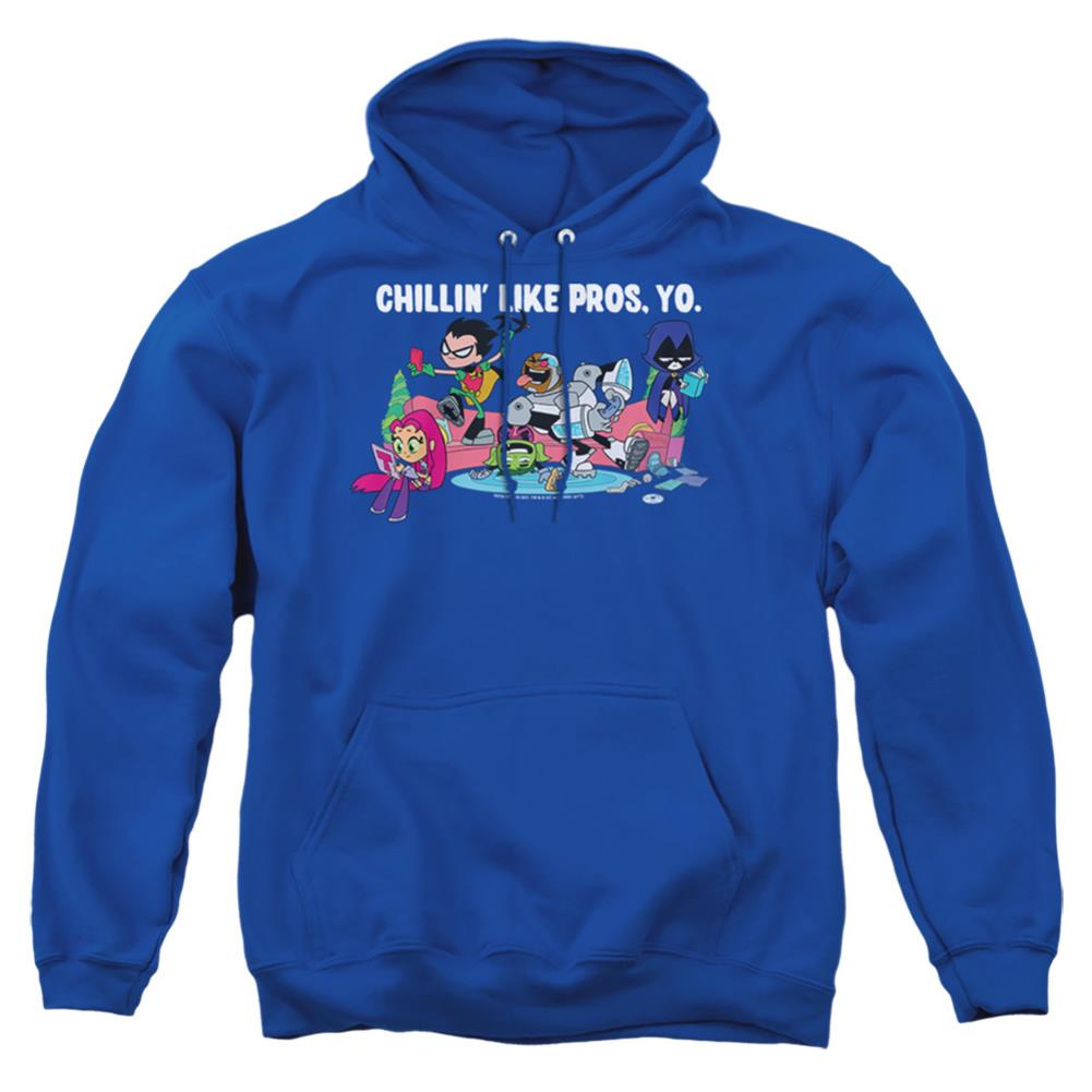 Teen Titans Go Like Pros Yo Men's Pull-Over 75 25 Poly Hoodie