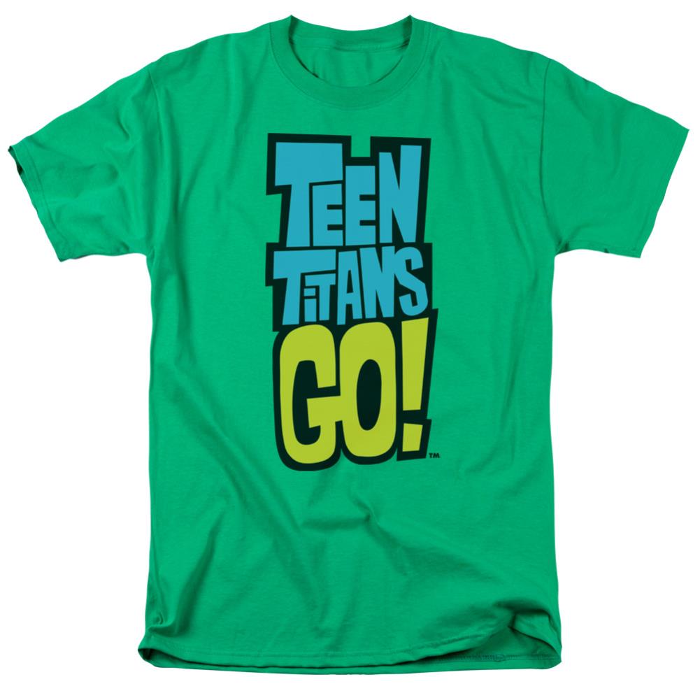 Teen Titans Go Logo Men's 18/1 Cotton Short-Sleeve T-Shirt
