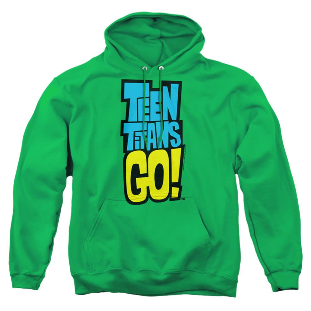 Teen Titans Go Logo Men's Pull-Over 75 25 Poly Hoodie