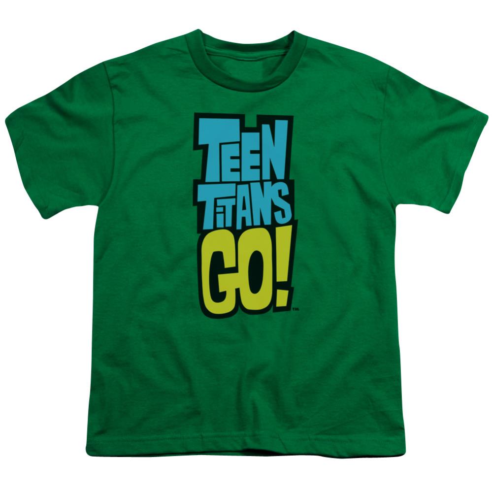 Teen Titans Go Logo Youth 18/1 100% Cotton Short-Sleeve T-Shirt
