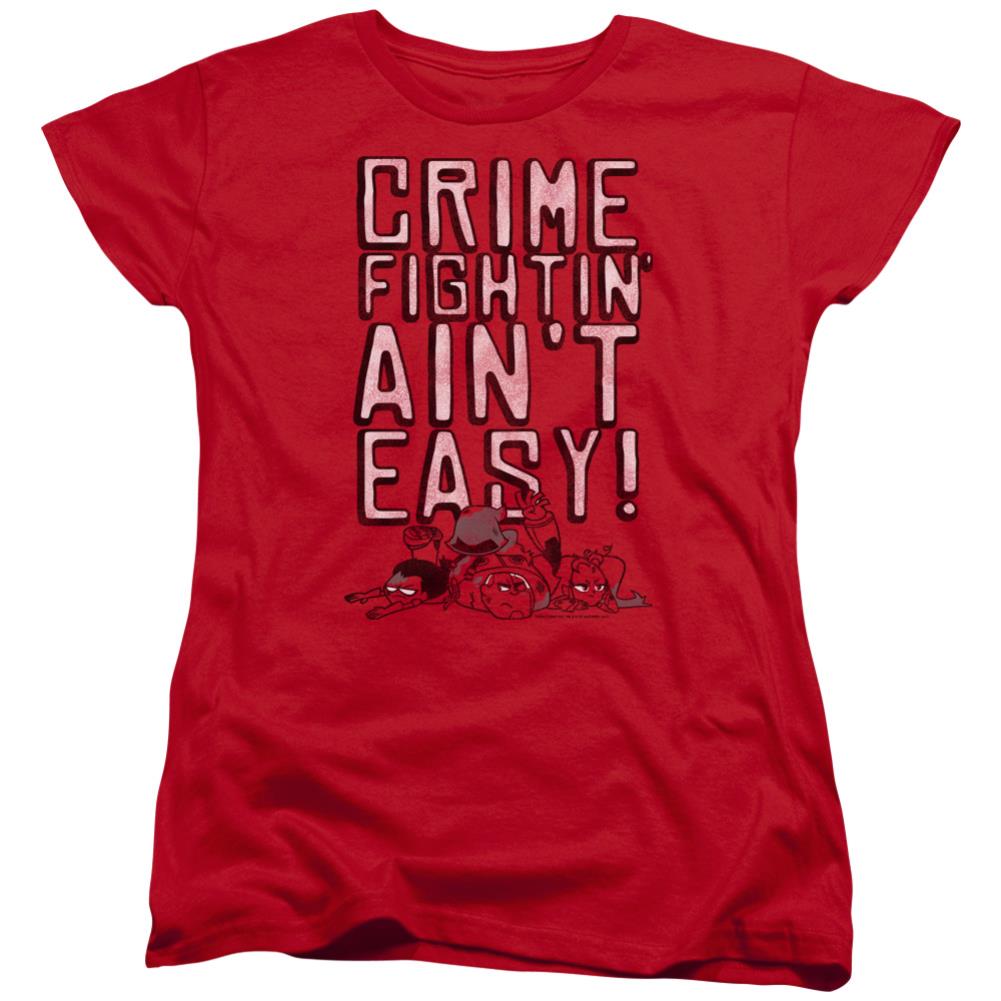 Teen Titans Go Not Easy Women's 18/1 Cotton Short-Sleeve T-Shirt