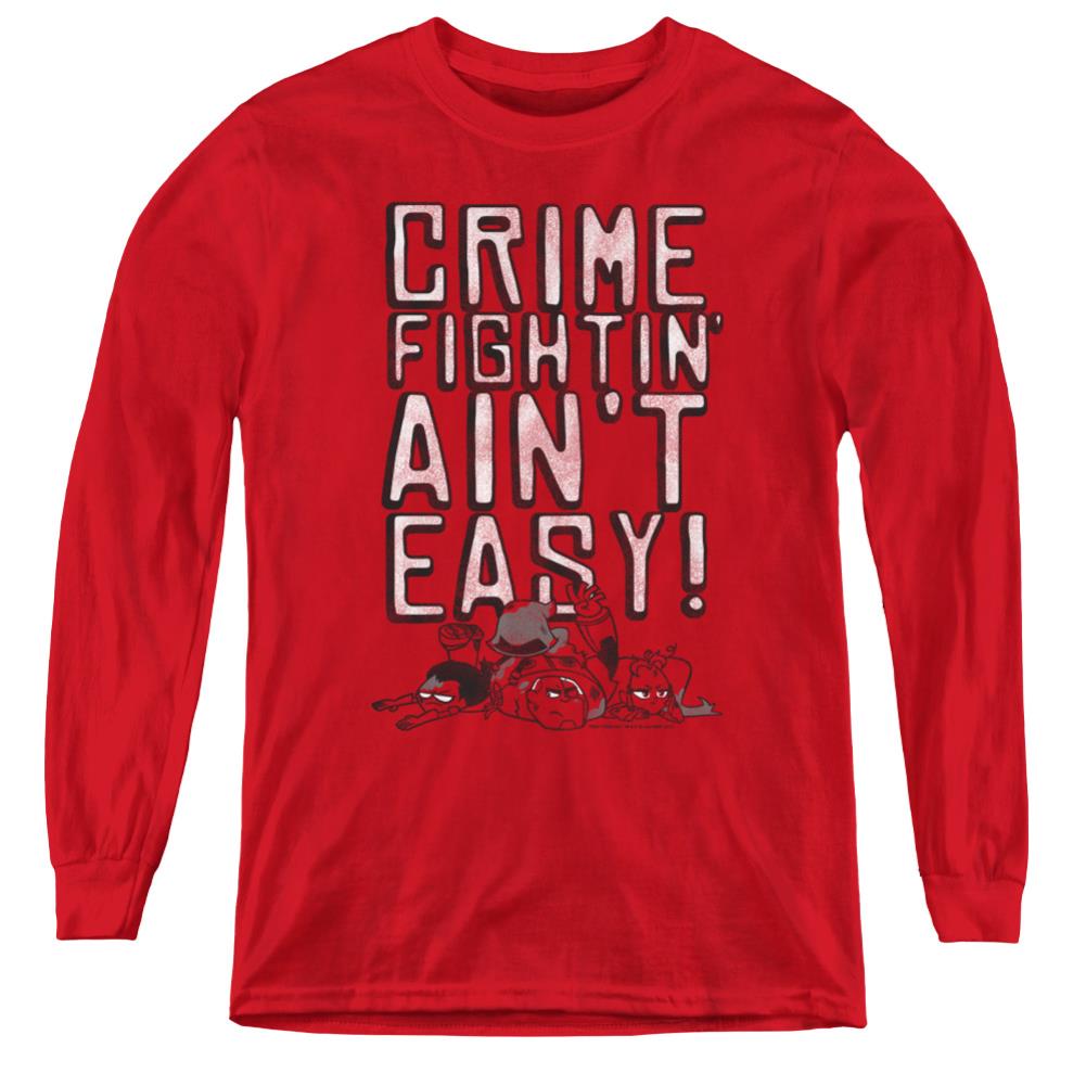 Teen Titans Go Not Easy Youth Long-Sleeve T-Shirt