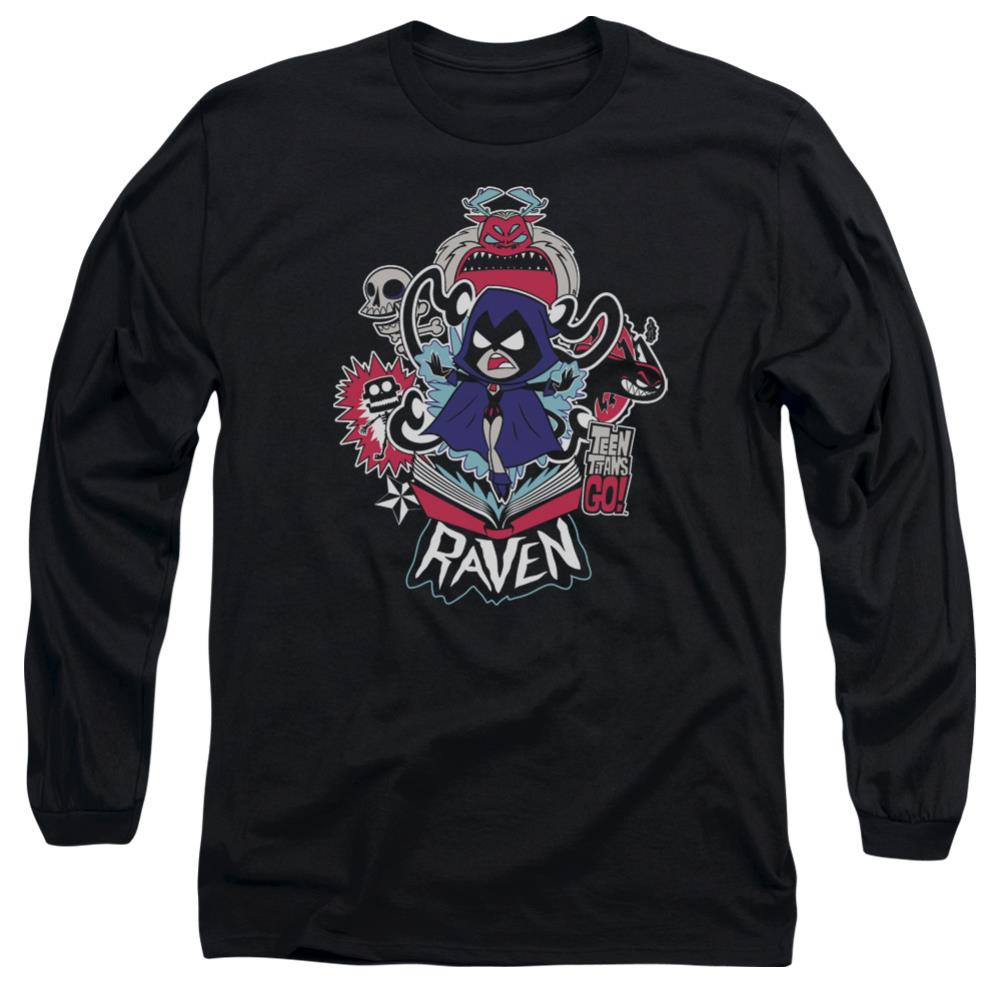 Teen Titans Go Raven Men's 18/1 Cotton Long-Sleeve T-Shirt