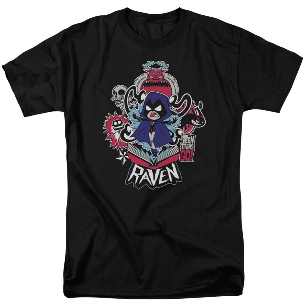 Teen Titans Go Raven Men's 18/1 Cotton Short-Sleeve T-Shirt