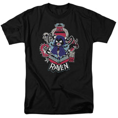 Teen Titans Go Raven Men's 18/1 Cotton Short-Sleeve T-Shirt