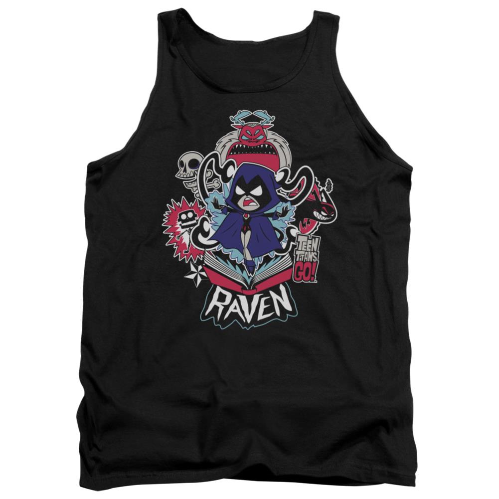 Teen Titans Go Raven Men's 18/1 Cotton Tank Top