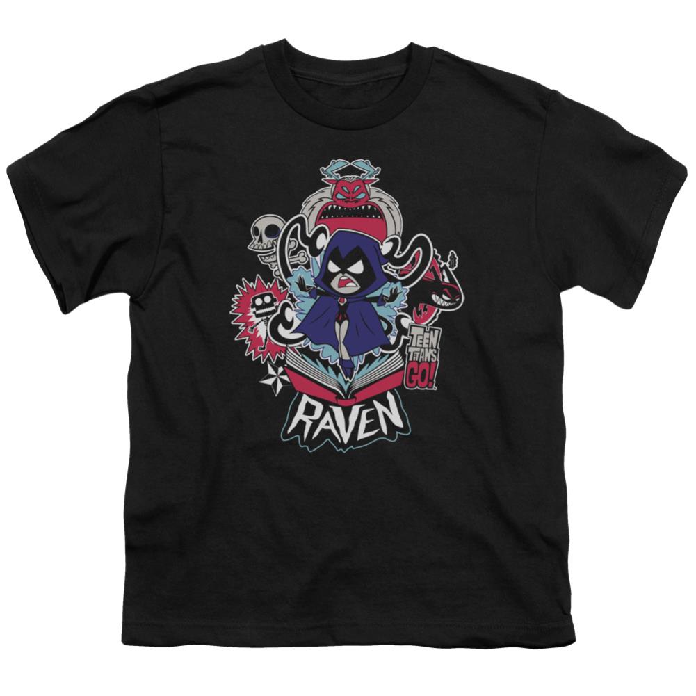 Teen Titans Go Raven Youth 18/1 100% Cotton Short-Sleeve T-Shirt